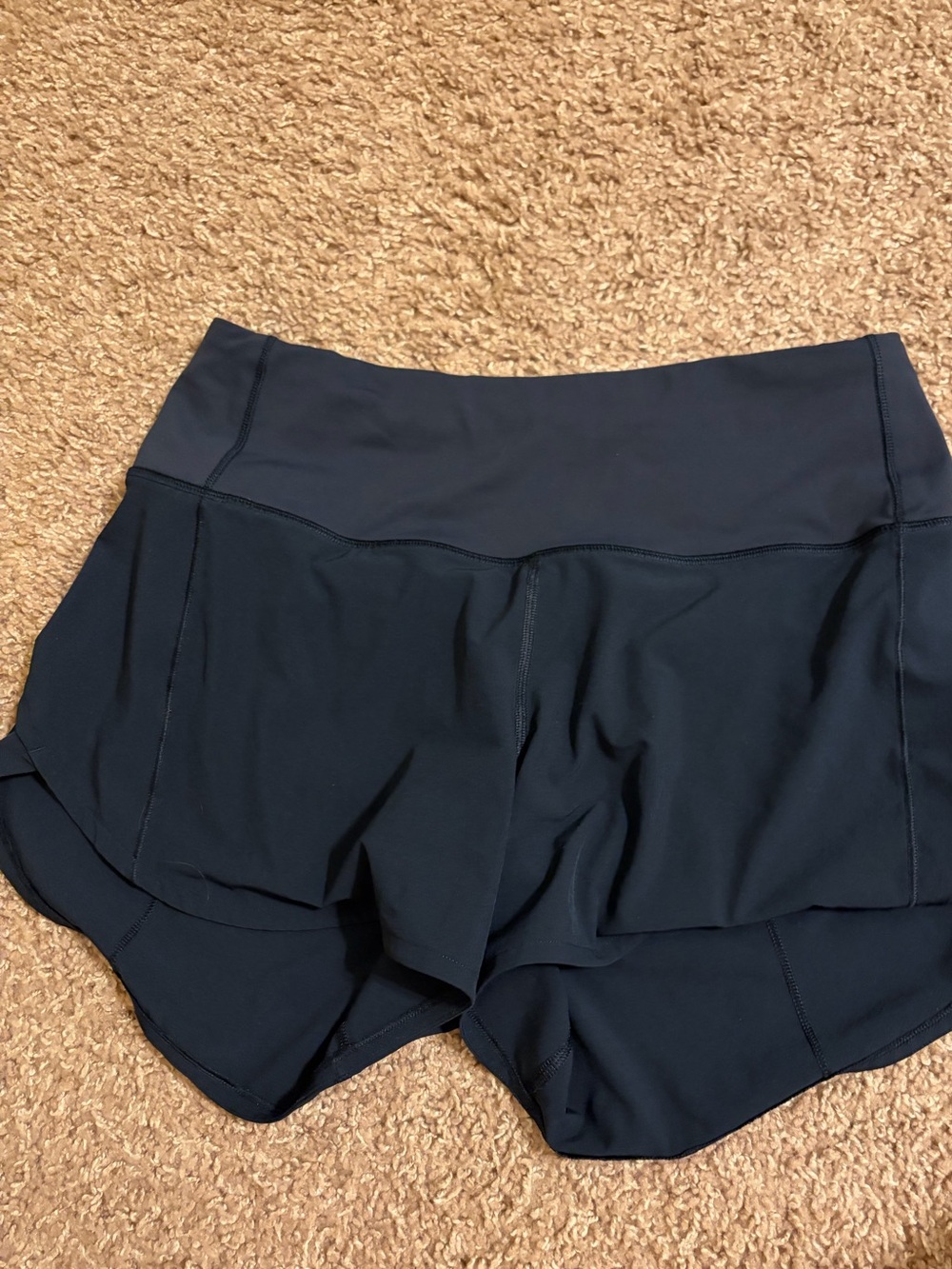 Lululemon Speed Up High Rise Lined Short 4” in Navy - Picture 6 of 8
